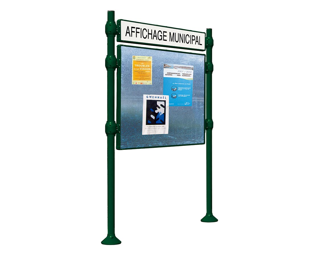 Panneau d'affichage libre Inox brossé / Procity / AireServices